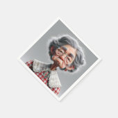 不機嫌な老婦人 スタンダードカクテルナプキン (角)