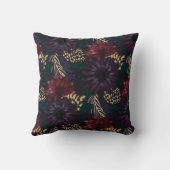 不機嫌な花模様、金ゴールドPinecone及び小ぎれいなクリスマス クッション (裏面)