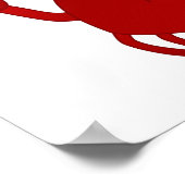 不機嫌な赤カニのズボン ポスター (角)