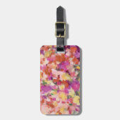 不機嫌な開花の荷物のラベル ラゲッジタグ (正面縦)