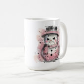 不機嫌な雪だるま コーヒーマグカップ (正面右)