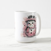 不機嫌な雪だるま コーヒーマグカップ (正面右)
