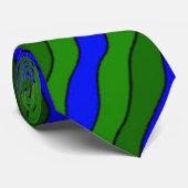 不機嫌な青(「nの緑)のタイ ネクタイ (ロール)