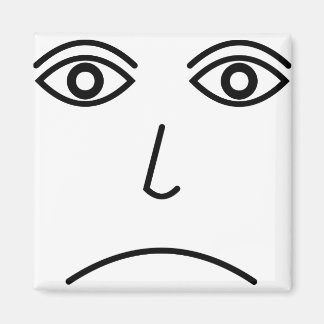 不機嫌な顔 マグネット