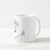 不機嫌な顔 – 月曜日のマグカップ コーヒーマグカップ (正面右)