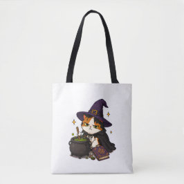 不機嫌な魔女猫のハロウィン トートバッグ
