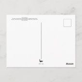 不機嫌な鳥はがき ポストカード (裏面)