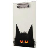 不機嫌な黒猫 クリップボード (左)