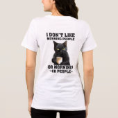 不機嫌な黒猫 トライブレンドＴシャツ (裏面)