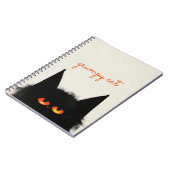 不機嫌な黒猫 ノートブック (左側)