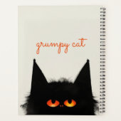 不機嫌な黒猫 プランナー手帳 (裏面)