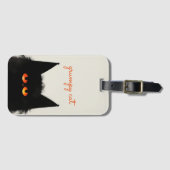 不機嫌な黒猫 ラゲッジタグ (正面横)