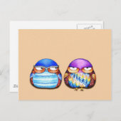 不機嫌な ポストカード (正面/裏面)