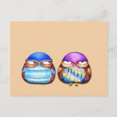 不機嫌な ポストカード (正面)