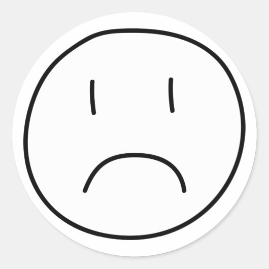 不機嫌な ラウンドシール (正面)