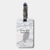 不機嫌な ラゲッジタグ (裏面縦)