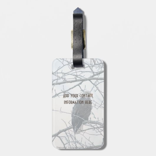 不機嫌な ラゲッジタグ (裏面縦)