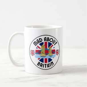 不機嫌についてイギリスタワーブリッジ コーヒーマグカップ