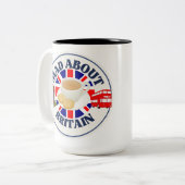 不機嫌についてイギリス ツートーンマグカップ (正面左)