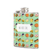 不機嫌についてケーキおいしいパティセリーパターン フラスク (左)