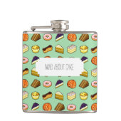 不機嫌についてケーキおいしいパティセリーパターン フラスク (正面)