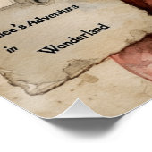 不機嫌の帽子屋：趣のあるワンダーランドクイーク ポスター (コーナー)