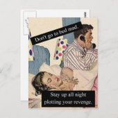 不機嫌は寝ません ポストカード (正面/裏面)