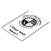 不機嫌は螺線形ノートを設計します ノートブック (左側)