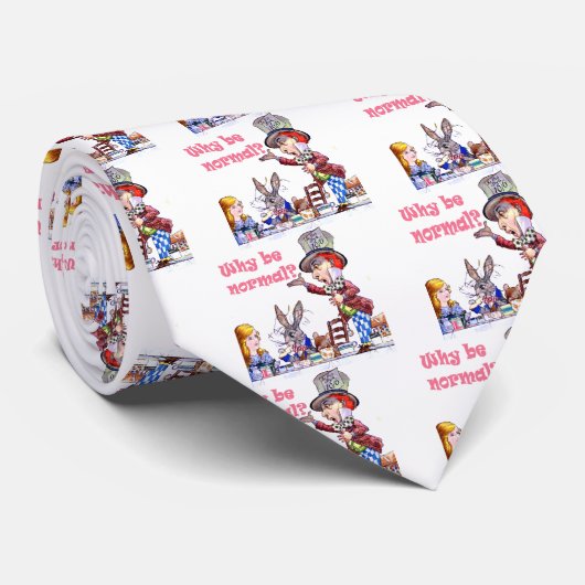 不機嫌は頼アリスを帽子屋さん、「どうして普通なの?」 ネクタイ (ロール)