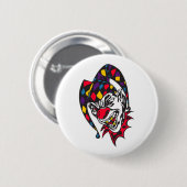 不機嫌イブージュスターピエロ 缶バッジ (正面&裏面)