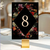 不機嫌エレガントなフローラブ結婚ラック テーブルナンバー