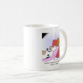 不機嫌カウインセラピーおもしろいギフト&収集品 コーヒーマグカップ (正面右)