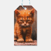 不機嫌キトン ギフトタグ (正面)