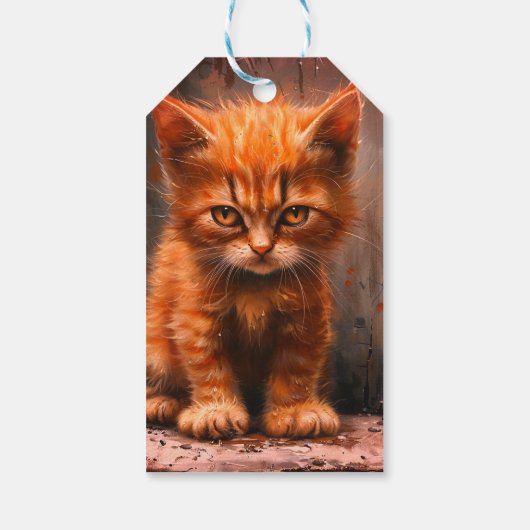 不機嫌キトン ギフトタグ (裏面)