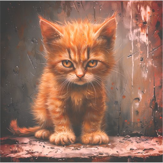 不機嫌キトン シール (正面)