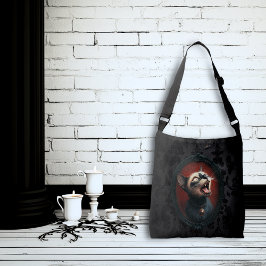 不機嫌キャットクロス体バッグ クロスボディバッグ