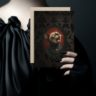 不機嫌キャットホリデーカード シーズンカード