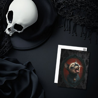 不機嫌キャットホリデーポストカード シーズンポストカード