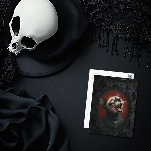 不機嫌キャットホリデーポストカード シーズンポストカード