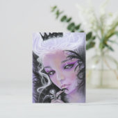 不機嫌クイーン葉書 ポストカード (スタンド正面)