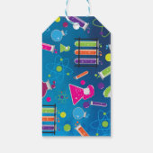 不機嫌サイエンスサイエンティスト誕生日パーティギフトラベル ギフトタグ (裏面)