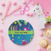 不機嫌サイエンスサイエンティスト誕生日パーティープレート ペーパープレート (パーティー)