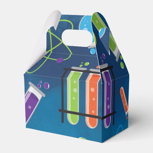 不機嫌サイエンスサイエンティスト誕生日パーティー好意ボックス フェイバーボックス (裏面サイド)