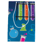 不機嫌サイエンスサイエンティスト誕生日パーティー抱き枕 ミディアムペーパーバッグ (裏面)