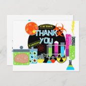 不機嫌サイエンティストありがとうはがき ポストカード (正面/裏面)