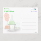 不機嫌サイエンティストありがとうはがき ポストカード (裏面)