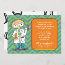 不機嫌サイエンティスト招待状：ブロンド少年おもしろいオプション