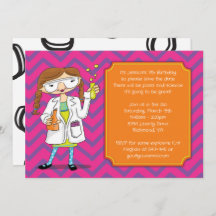 不機嫌サイエンティスト招待状: Brunette Girl Potions