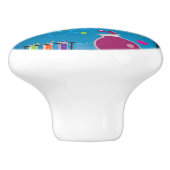 不機嫌サイエンティスト科学カラフルルームドレッサー セラミックノブ (側面)