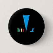 不機嫌サイエンティスト衣装おたく化学おもしろい科学T 缶バッジ (正面)